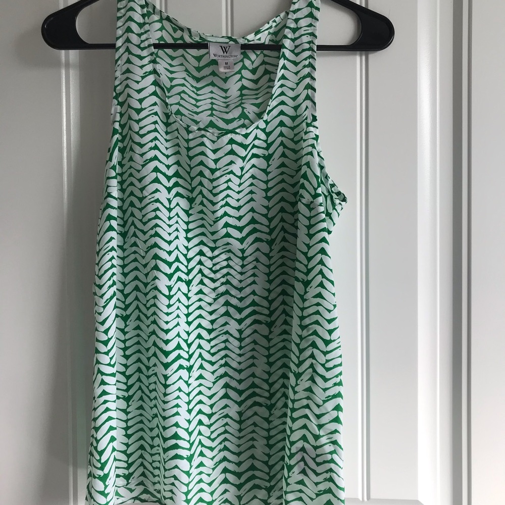 Chiffon sleeveless tank top